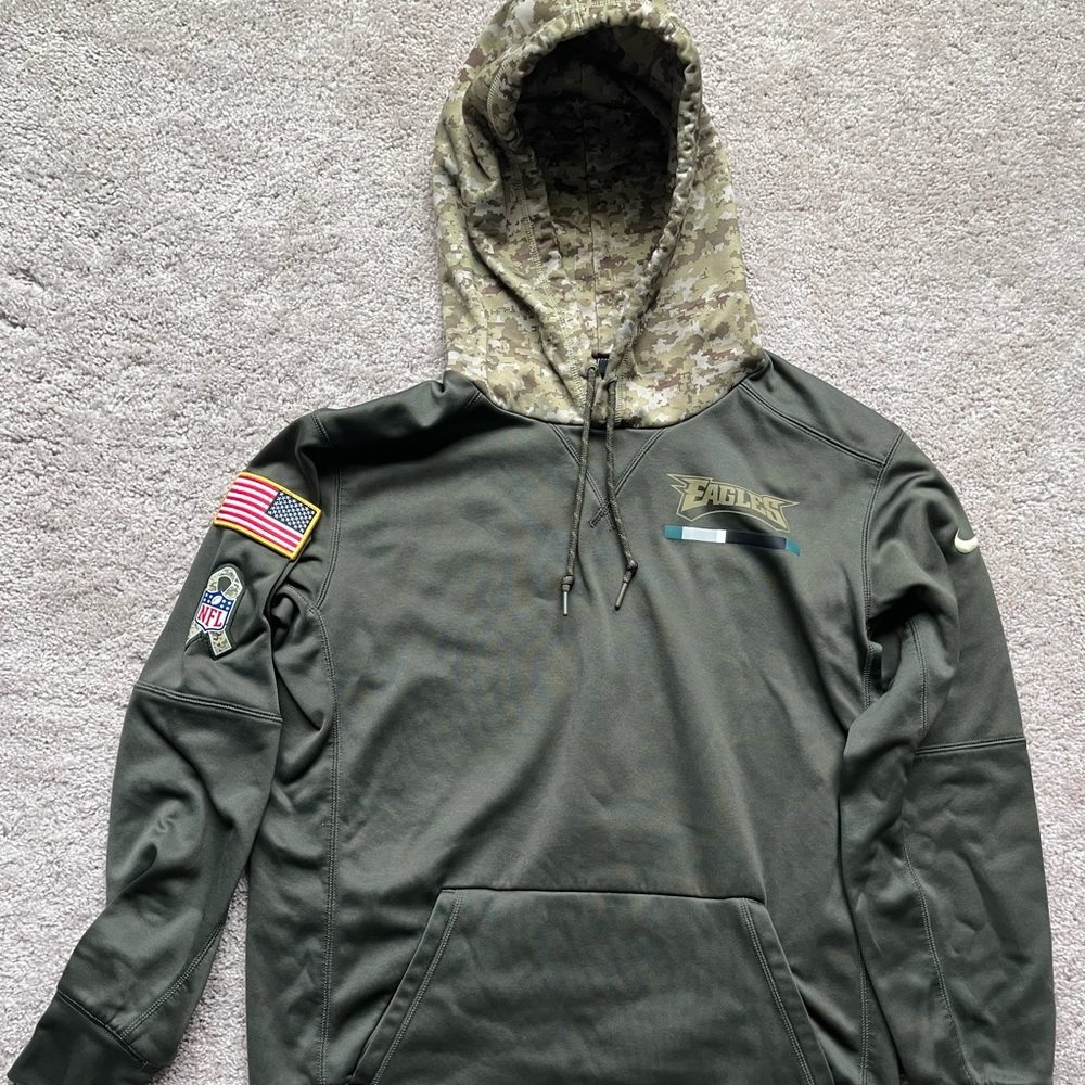 Nike Men’s Philadelphia Eagles Salute to Service Sweatshirt Hoodie